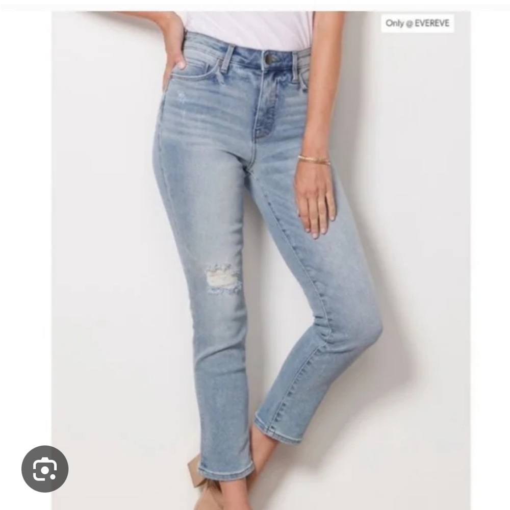 Evereve Ever Straight High Rise Jeans